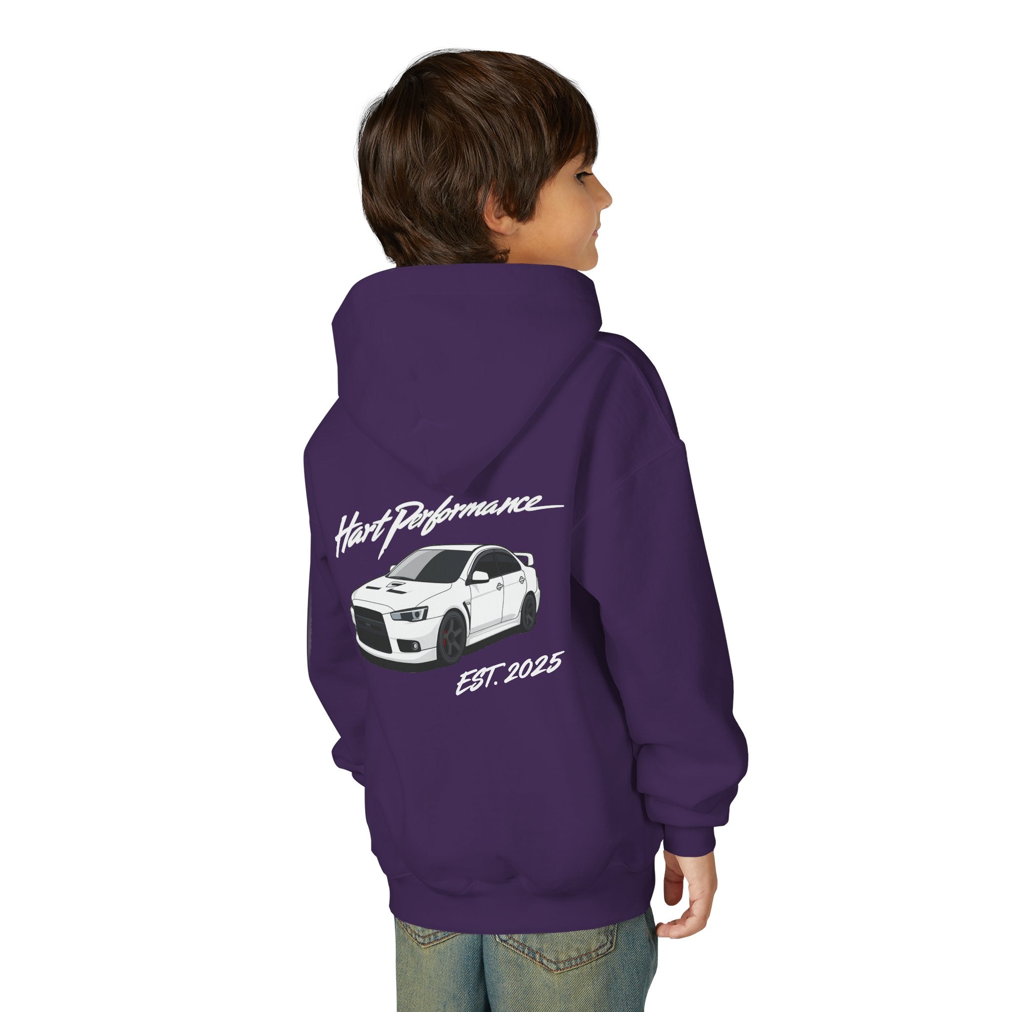 Youth Hoodie - Hart Performance "Competition" Car Graphic Sweatshirt