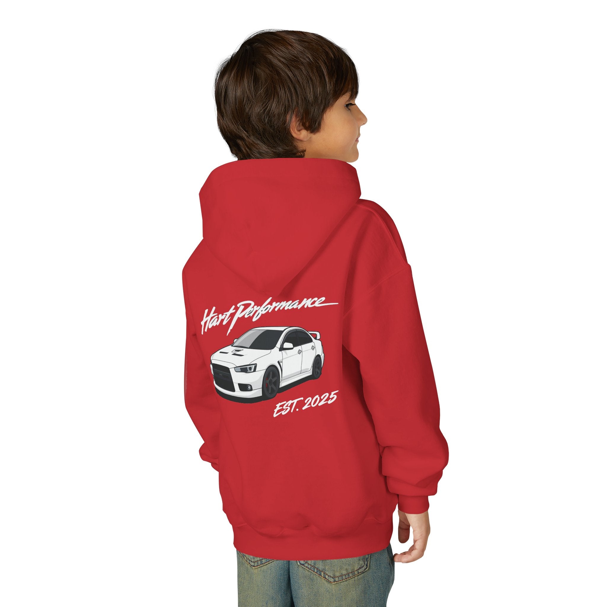 Youth Hoodie - Hart Performance "Competition" Car Graphic Sweatshirt